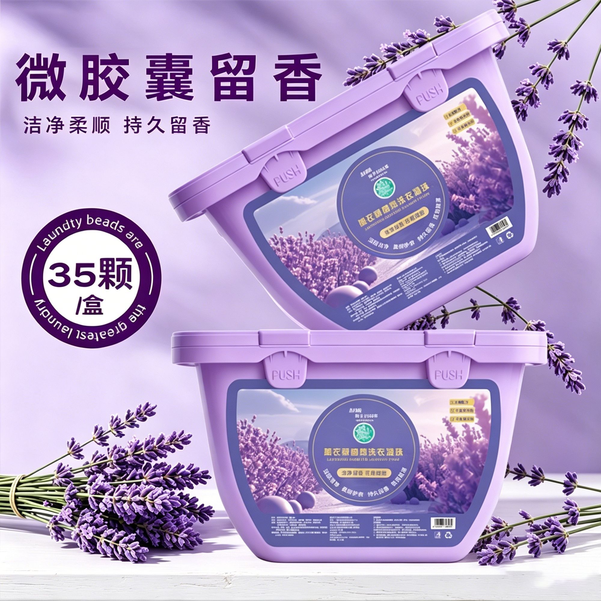 2.57 五月花 天然洁净亲肤洗衣凝珠35颗 - 折送网