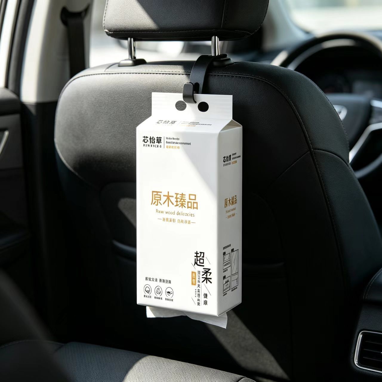 加量大包悬挂式底部抽纸家用面巾纸整箱批发餐巾纸厕纸车载纸巾 图 4