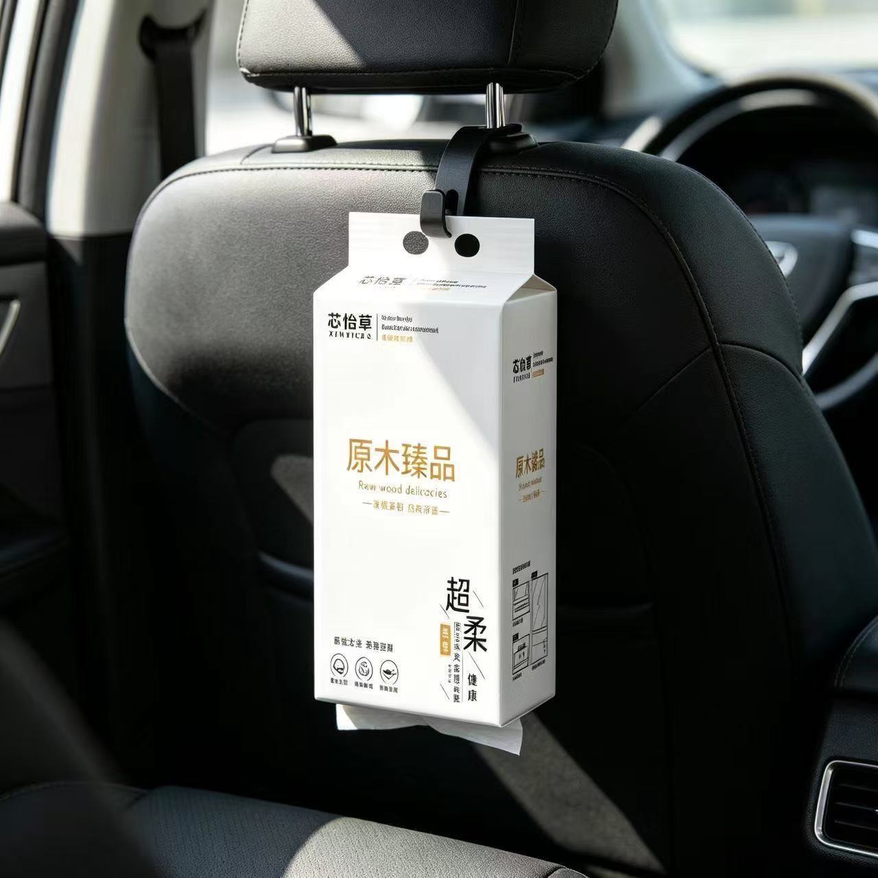 【批发】加量悬挂底部抽纸家用面巾纸整箱批发餐巾纸厕纸车载纸巾 图 5