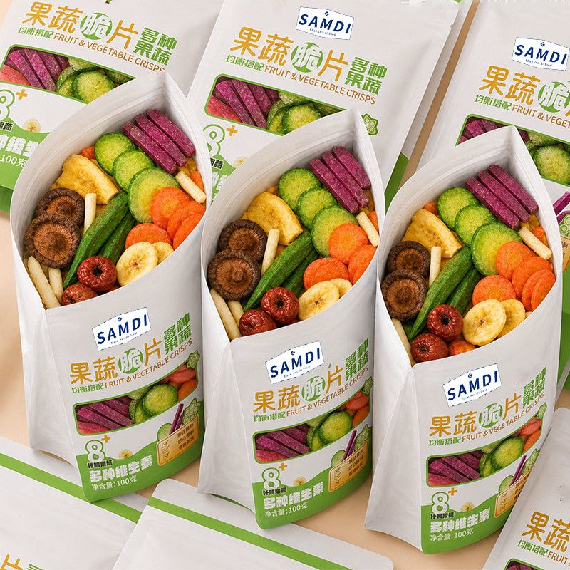 山姆帝巨巨巨好吃】综合果蔬片混合果蔬干水果蔬菜干儿童休闲零食