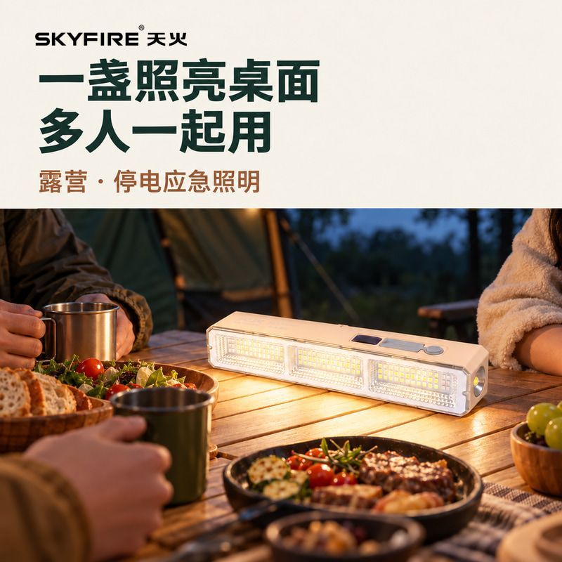 【天火】露营灯户外灯照明超长续航可充电野营灯氛围灯户外帐篷灯摆摊