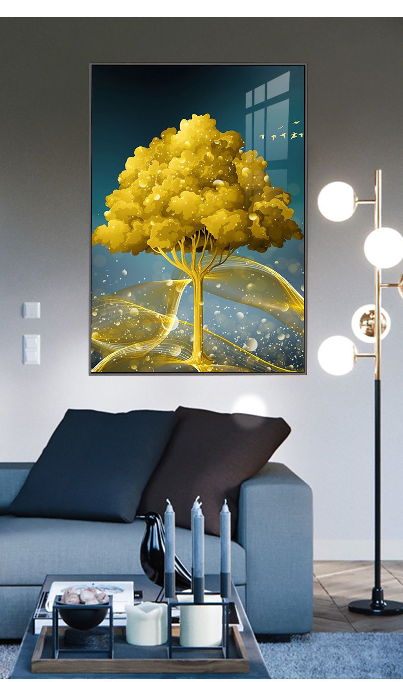 客厅装饰画沙发背景墙壁挂北欧新中式现代简约免打孔抽象美式轻奢