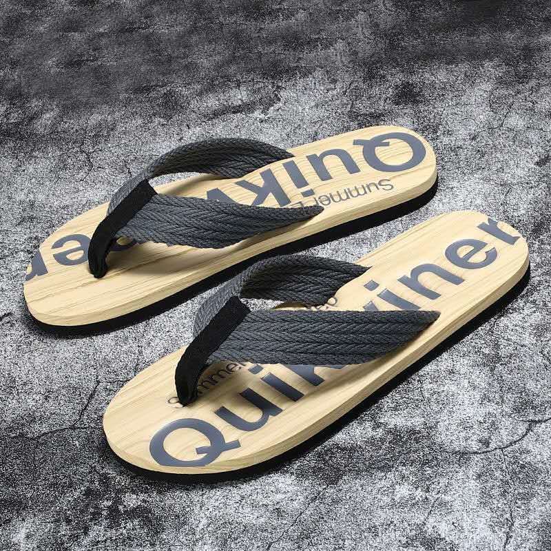 Flip flop men's new summer fashion, Korean fashion, anti slip outdoor men's beach sandals