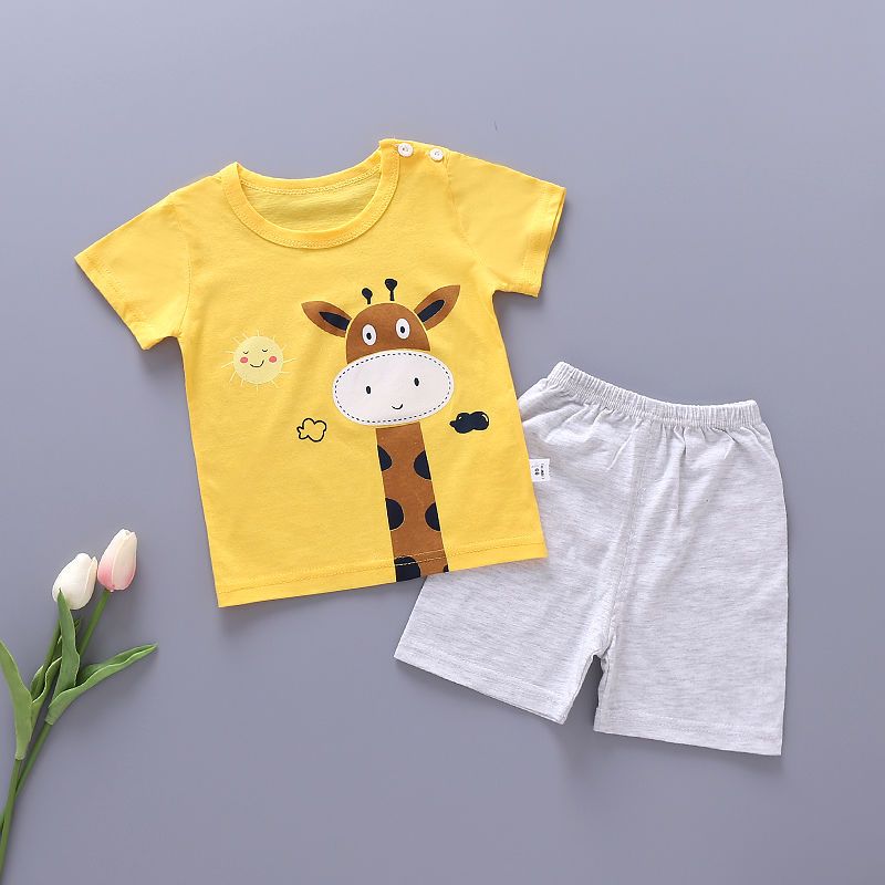 Children's 2-piece short sleeve children's T-shirt set
