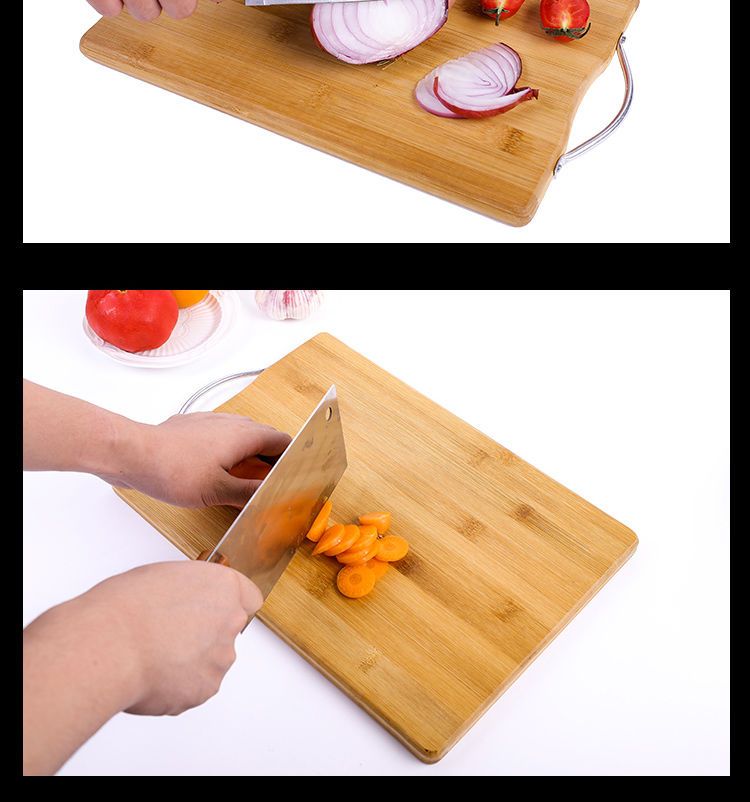 竹切菜板防霉抗菌厨房用品竹砧板案板面板家用擀面粘板切水果菜板
