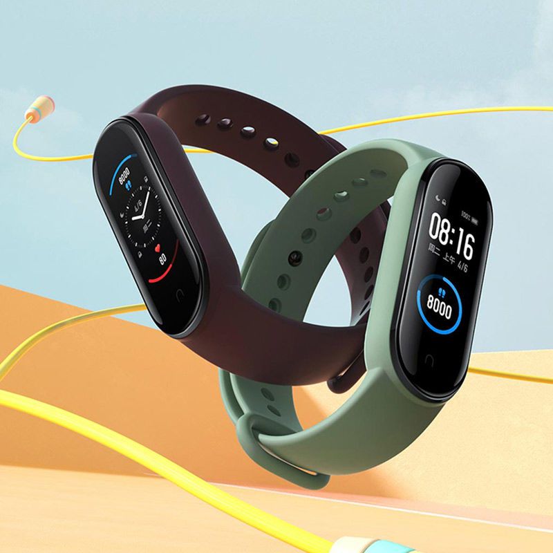 小米手环5彩屏智能运动手环50米防水心率监测磁吸式充电