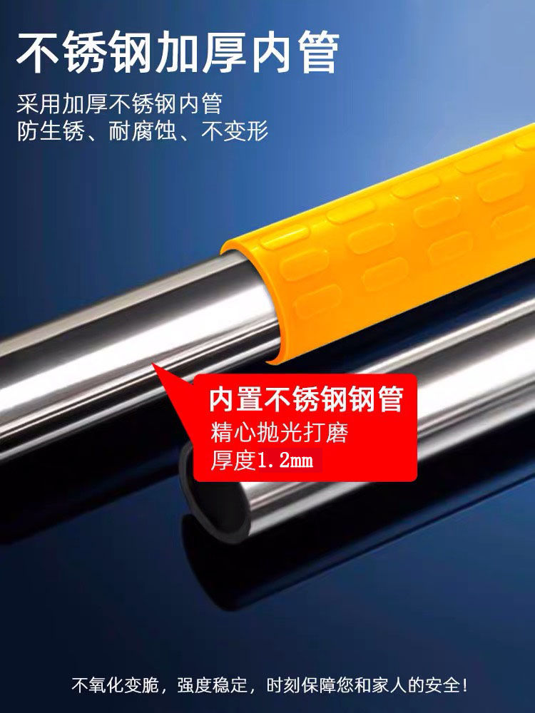 【優選精品】台灣熱賣樓梯扶手 養老院走廊醫院樓道無障礙安全扶手 抗菌尼龍不銹鋼欄桿