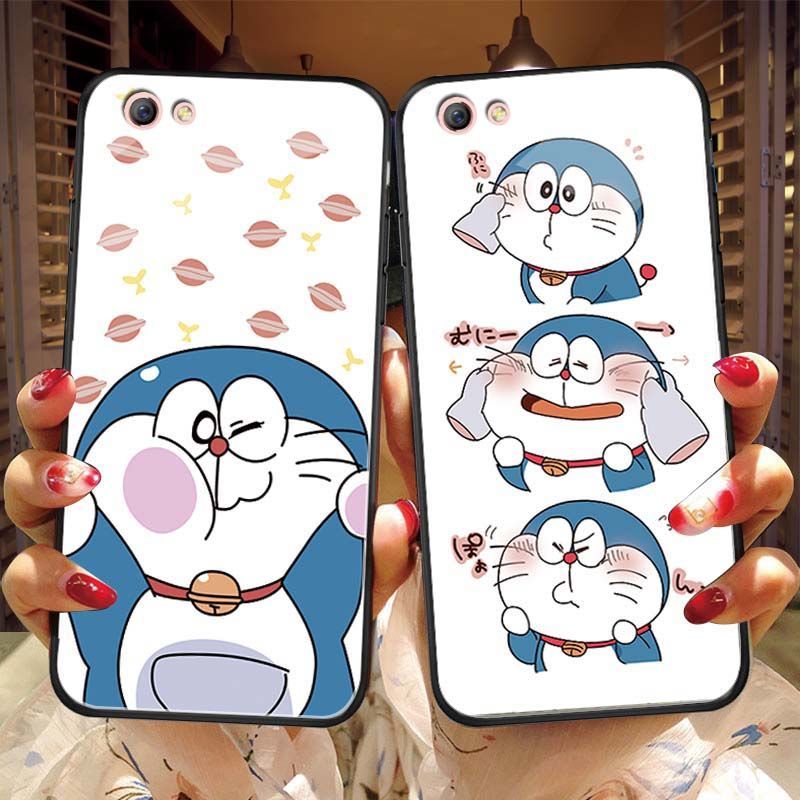 oppoa83手机壳oppoa1钢化玻璃壳oppoa3卡通动漫哆啦a梦定制全包套