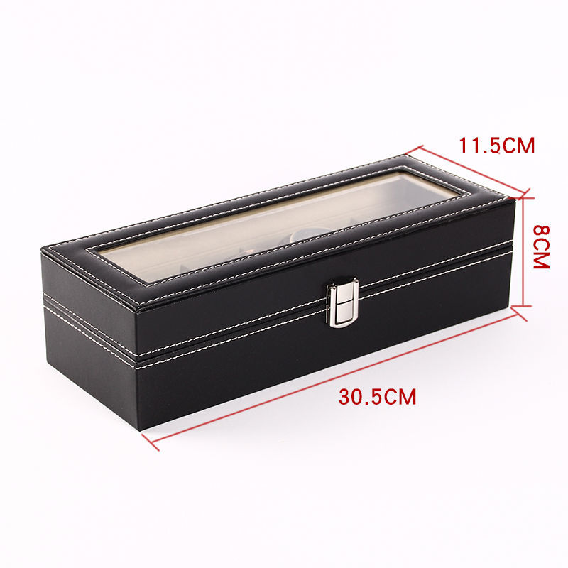 Watch storage box, window opening leather jewelry box, high grade watch packing and finishing box, floor stand, bracelet, watch rack
