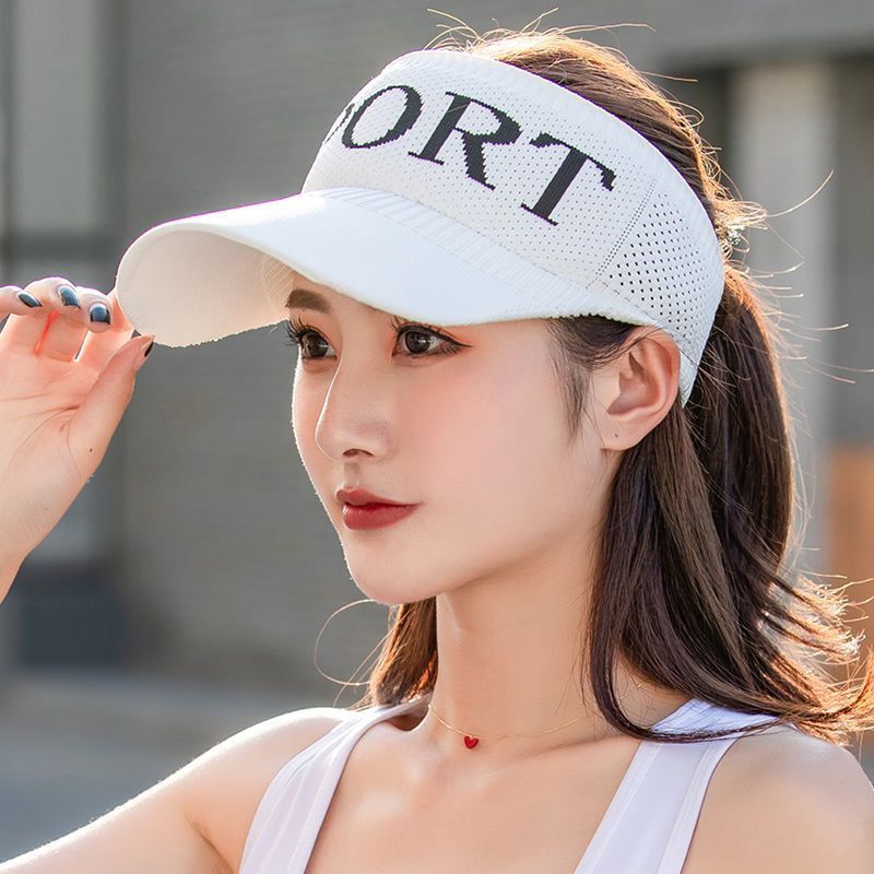 帽子女夏季空顶帽休闲韩版百搭新款防晒太阳帽鸭舌帽户外遮阳帽女