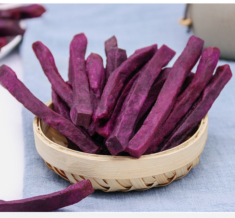  水益农紫薯脆紫薯条红薯条番薯干地瓜干果零食儿童休闲零食品批发