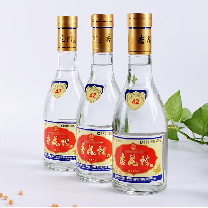 汾酒股份42度杏花村酒升级版山西清香型白酒475ml