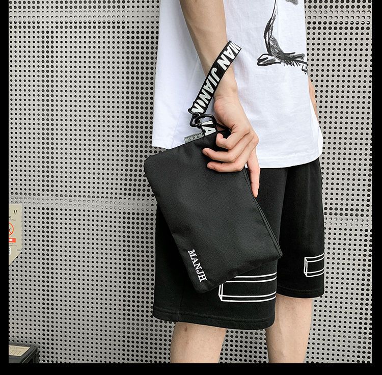 新款男式手包手拿包信封包手拎包手机包韩版潮牌男女通用零钱包