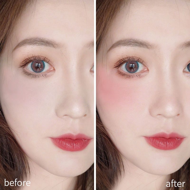 Net red with the same single color blush ice high gloss bright skin color lasting, not easy to decolorization female student party