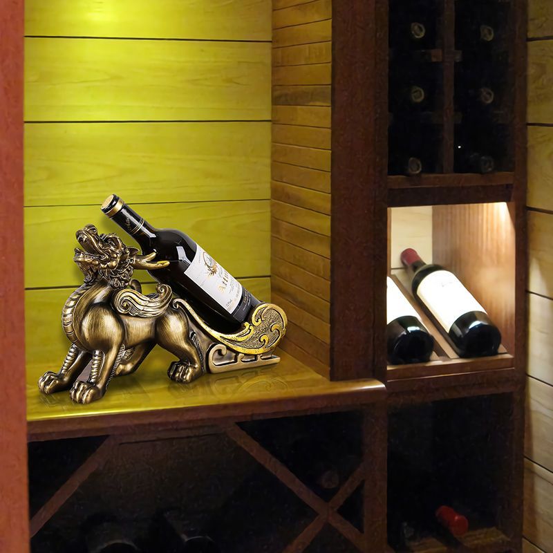 红酒架摆件现代简约北欧家居饰品葡萄酒架客厅创意家用酒柜装饰品