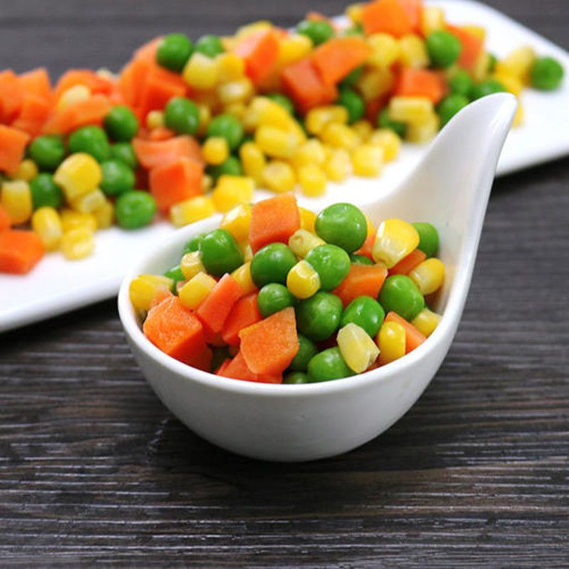 速冻新鲜浓香玉米粒青豌豆粒2/4斤各袋冷冻甜玉米国产嫩青豆粉糯