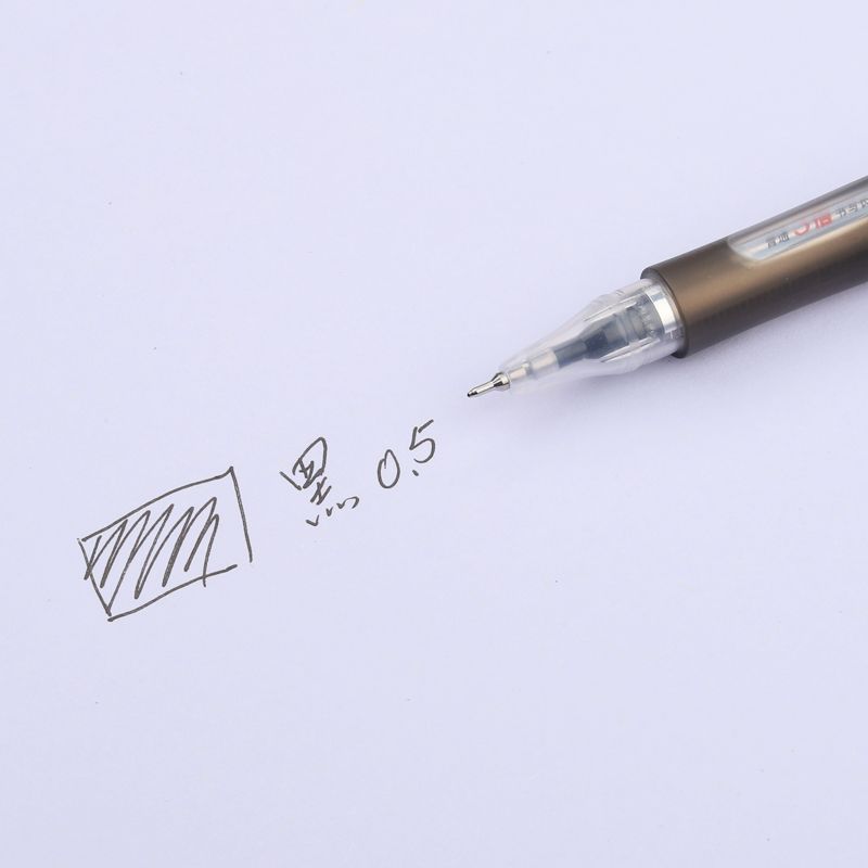 晨光大白鲨中性笔1530大容量倍书写0.5黑葫芦头商务办公用笔经典G_虎窝拼