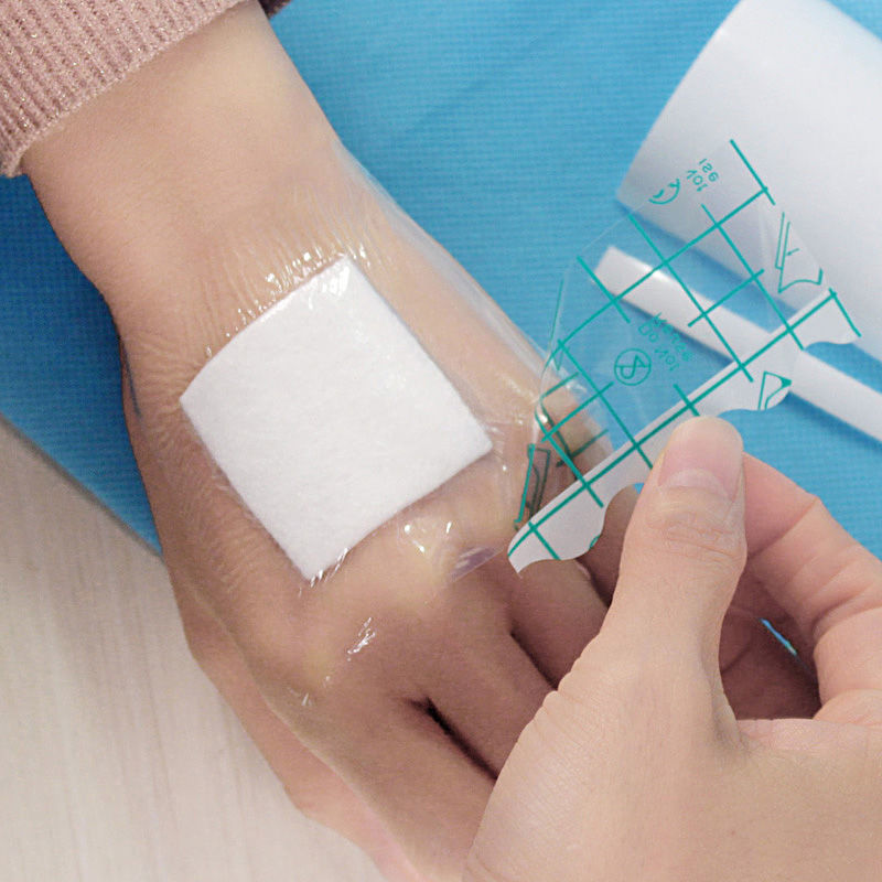 Medical waterproof sticker pu film hypoallergenic transparent wound waterproof sticker breathable navel sticker bath waterproof plaster tape