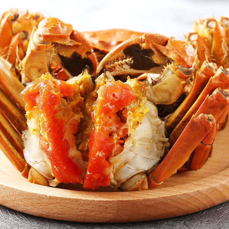 螃蟹 纯蟹黄秃黄油蟹黄酱蟹黄油 鲜活河蟹蟹黄 蟹粉蟹黄110g-250g