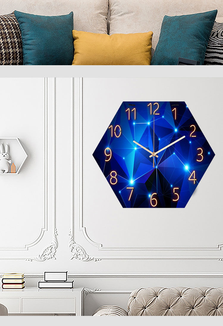 个性简约现代创意时钟时尚挂钟石英钟静音家用钟表客厅卧室挂表