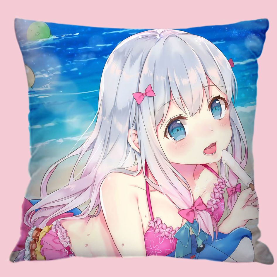 和泉纱雾二次元抱枕靠垫我的妹妹是黄漫老师埃罗芒阿双面定制宅男