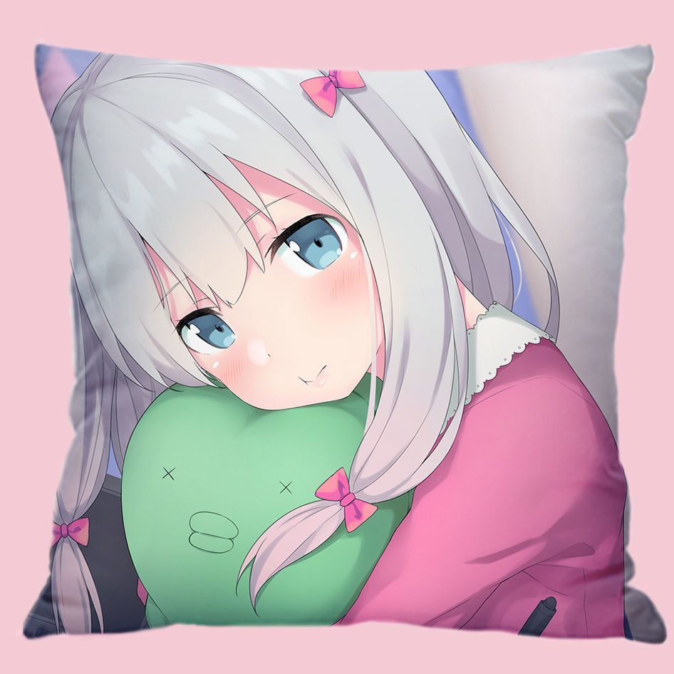 和泉纱雾二次元抱枕靠垫我的妹妹是黄漫老师埃罗芒阿双面定制宅男