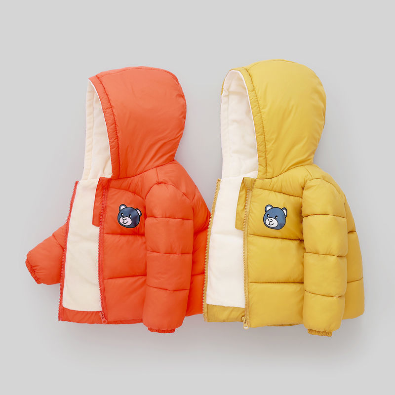 Autumn and winter new 2020 children's cotton padded jacket children's padded jacket boys and girls Plush thickened warm cartoon winter clothes