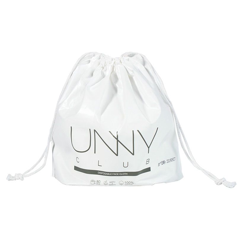正品UNNY洗脸巾洁面巾80抽卷筒式+卸妆棉组合干湿化妆棉加厚