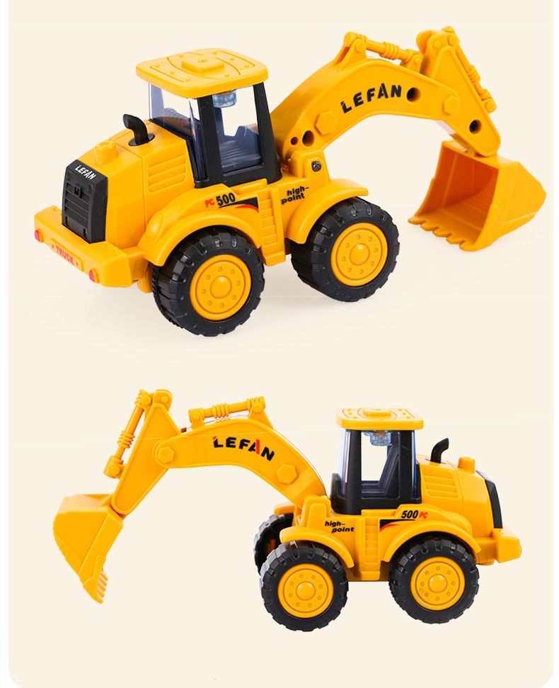 宝宝玩具车男孩推土机惯性工程车儿童挖掘机小汽车小孩挖土机模型L