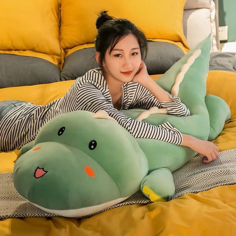 Dinosaur Plush Toy pillow girl cute doll cloth doll bed with you sleep doll doll birthday gift girl