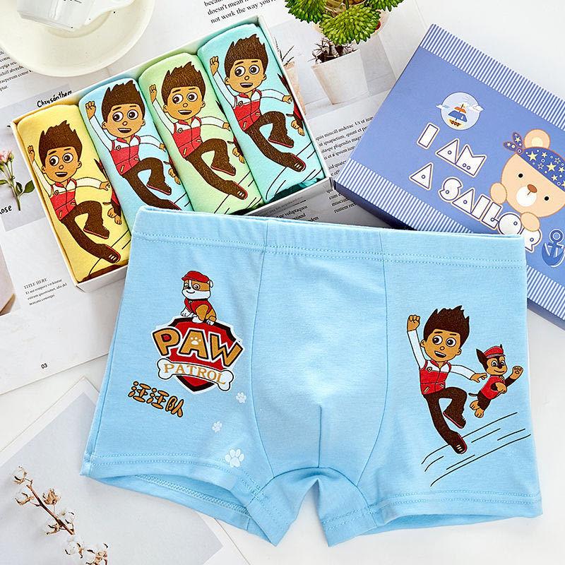 Pure cotton children's underwear men's boxer Pants Boys' children's class a shorts