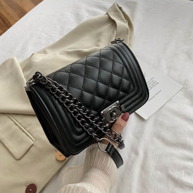 Women's Hand, Storage Tote Hand For Going Out, Work, Commuting, Autumn And Winter , Small Chanel-style Women's_voghion.com