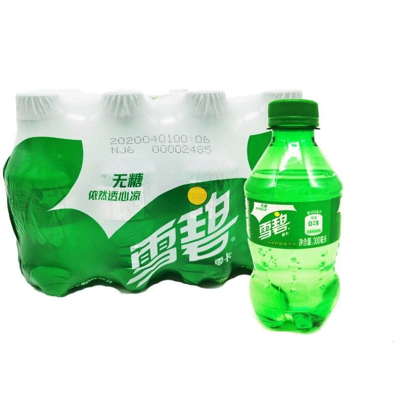 可口可樂無糖零度可樂雪碧零卡300ml12瓶迷你便攜裝飲料整箱批發