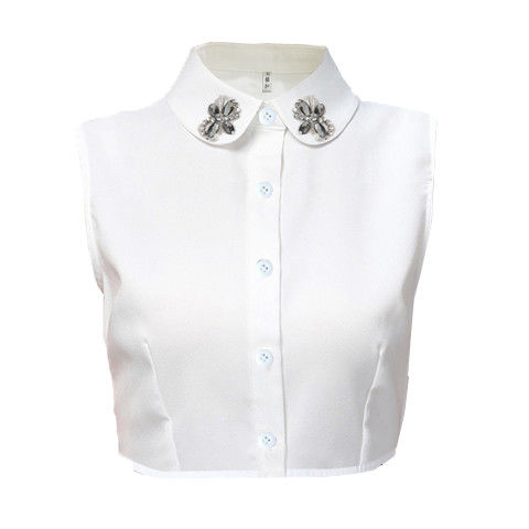2023 New Cotton False Collar Fake Collar Pointed Collar Yuan Collar Doll Collar Women's Ladies False Collar