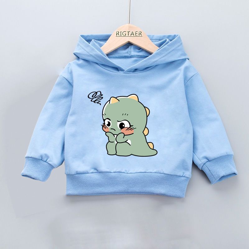 2020 boys and Girls Hooded Sweater spring and autumn new baby 1-9 years old cartoon foreign style coat top for children