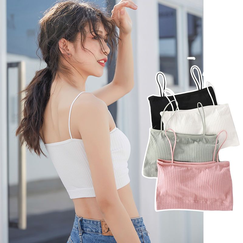 Underwear for girls, junior high school students, development period, camisole, high school students, tube top, no steel ring bra, summer