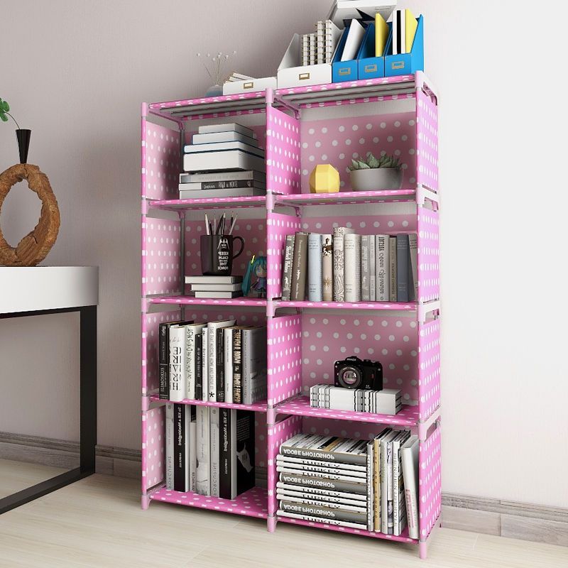 Simple bookshelf shelf Shelf Bookcase student children's desk dormitory bedroom storage cabinet