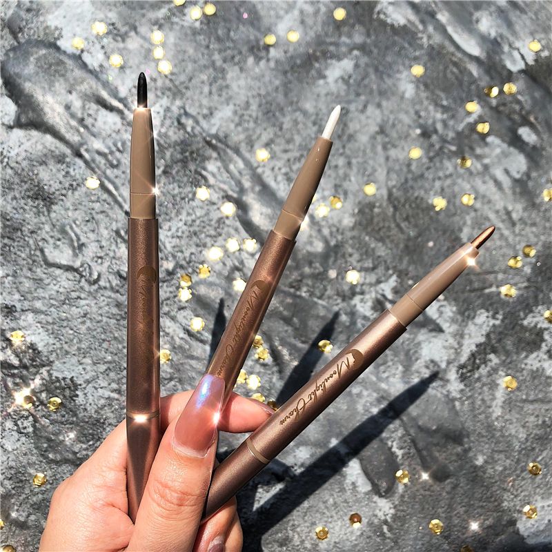 李佳琦推薦雙頭臥蠶筆女眼妝珠光網紅臥蟬高光臥棒眼角提亮香檳色