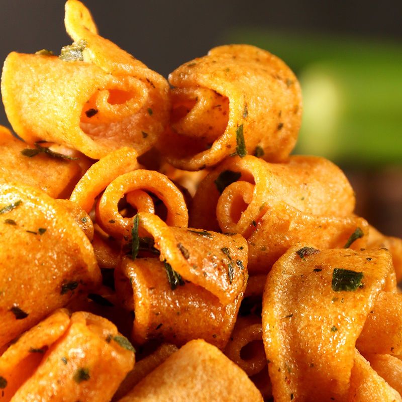 香酥蔬菜卷海苔香辣肉松味厂家批发包邮饼干薄脆膨化食品锅巴零食