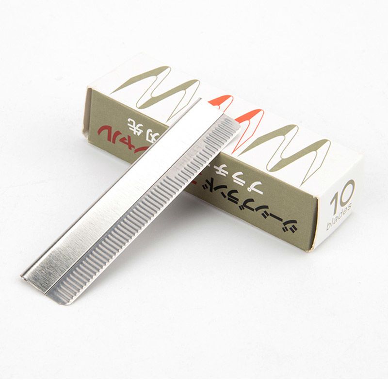 100片羽毛刀片影楼化妆师专用修眉刀不锈钢专业刮眉刀美妆工具