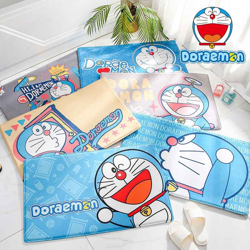 Genuine Doraemon floor mat water absorption toilet home bathroom door NON SLIP MAT CARPET door mat toilet floor mat