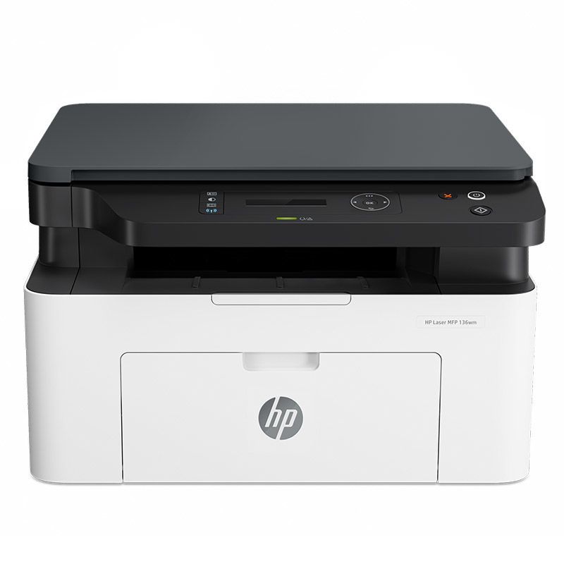 hp惠普m136wm黑白激光打印机无线小型办公家用a4纸扫描复印多功能