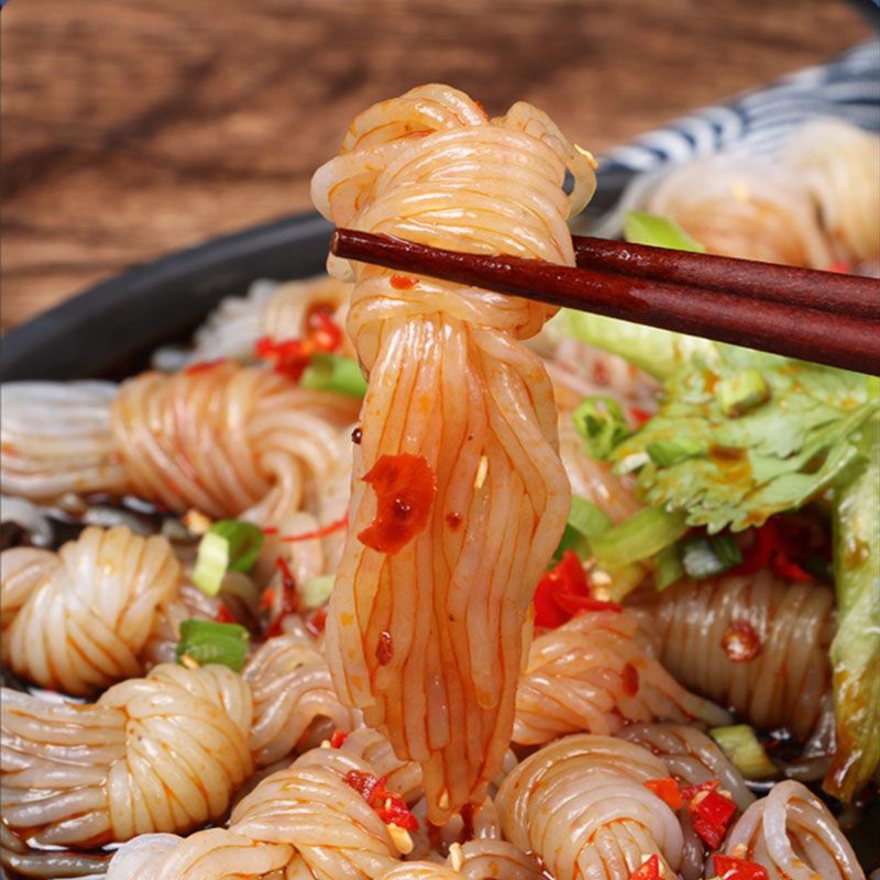 魔芋丝魔芋结即食低卡0脂魔芋丝结火锅魔芋粉丝500g商用批发代餐