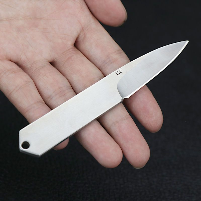 d2钢刀高硬度户外防身迷你小直刀锋利随身水果刀创意礼品刀带皮套