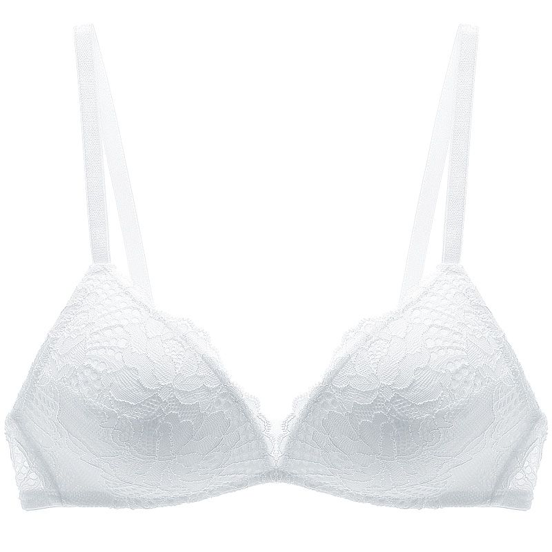 Ai Shuke French thin bra feminine deep v gathers underwear to close the pair of breasts to prevent external expansion and to support comfortable l brassiere