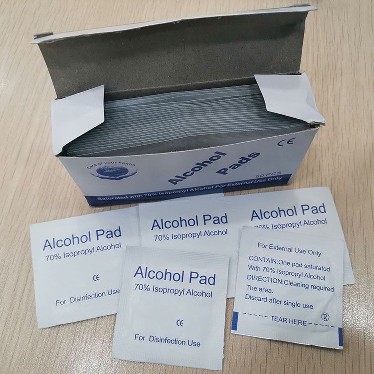 [50-500 pieces] Alcohol tablets manicure cleaning package Alcohol cotton sheets disinfection wet wipes phototherapy floating glue seal
