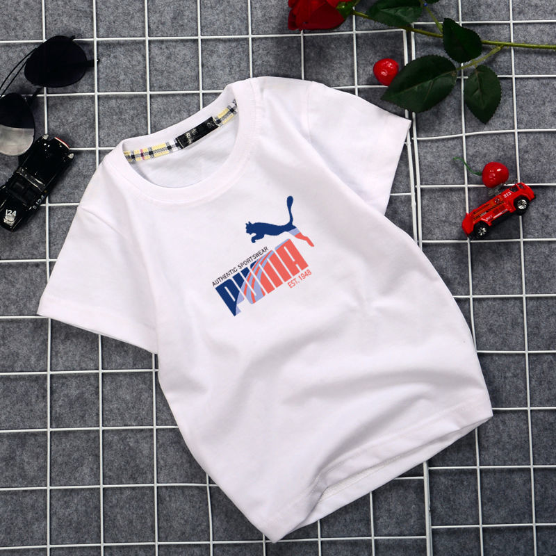 Summer children's short sleeve T-shirt boys and girls half sleeve children's cotton short sleeve summer wear for boys and girls