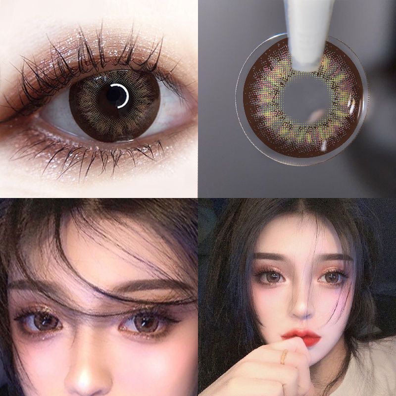 欧式眼带什么颜色美瞳,