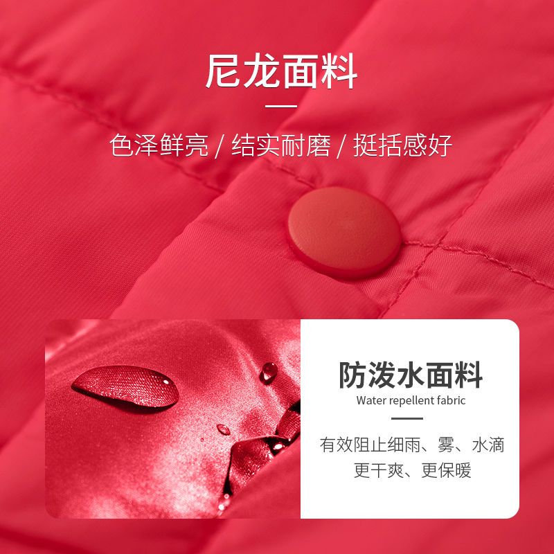Yalu children's down jacket light and thin girl baby short boy 2020 new foreign style big children's coat autumn and winter
