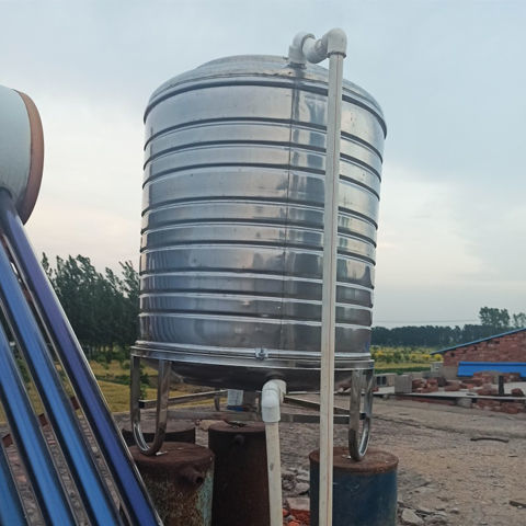 2吨不锈钢水箱储水桶水塔家用立式加厚农村楼顶厨房3吨蓄水罐水箱